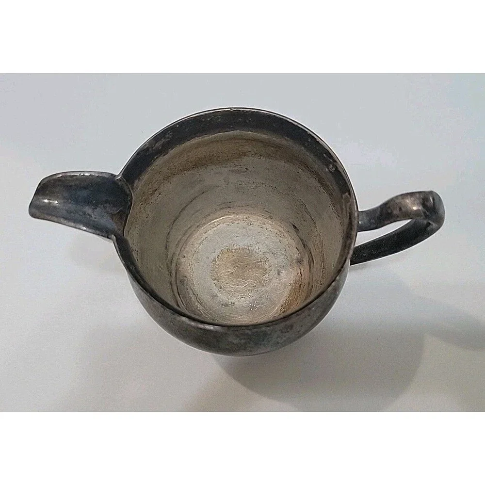 Vintage Gotham Silver on Copper Paul Revere Style Colonial Creamer Pitcher 1920s